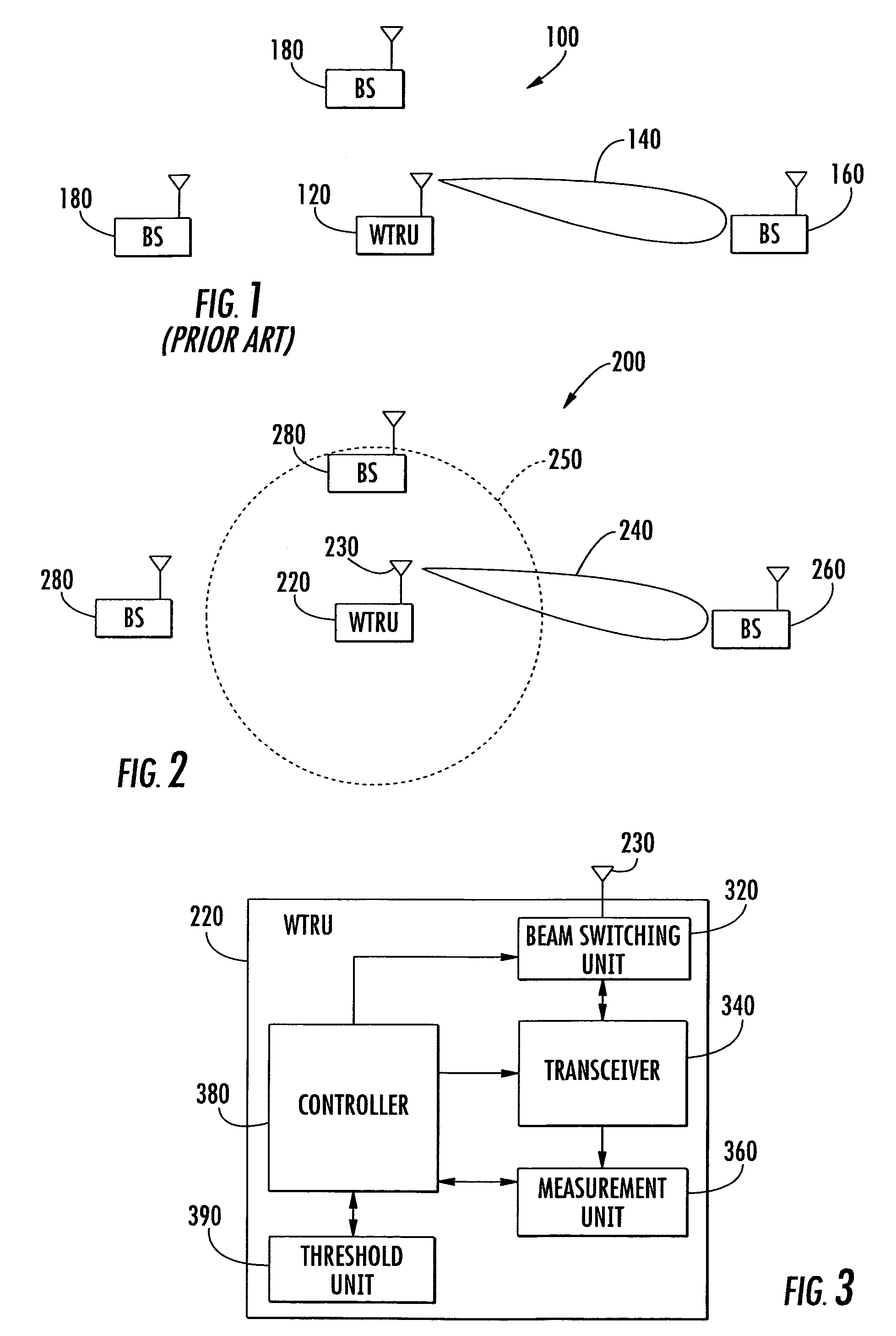 Method for identifying pre-candidate cells for a mobile unit operating with a switched beam antenna in a wireless communication system, and corresponding system