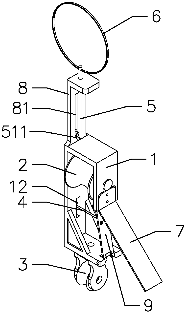 Double-pulley tackle based on unmanned aerial vehicle