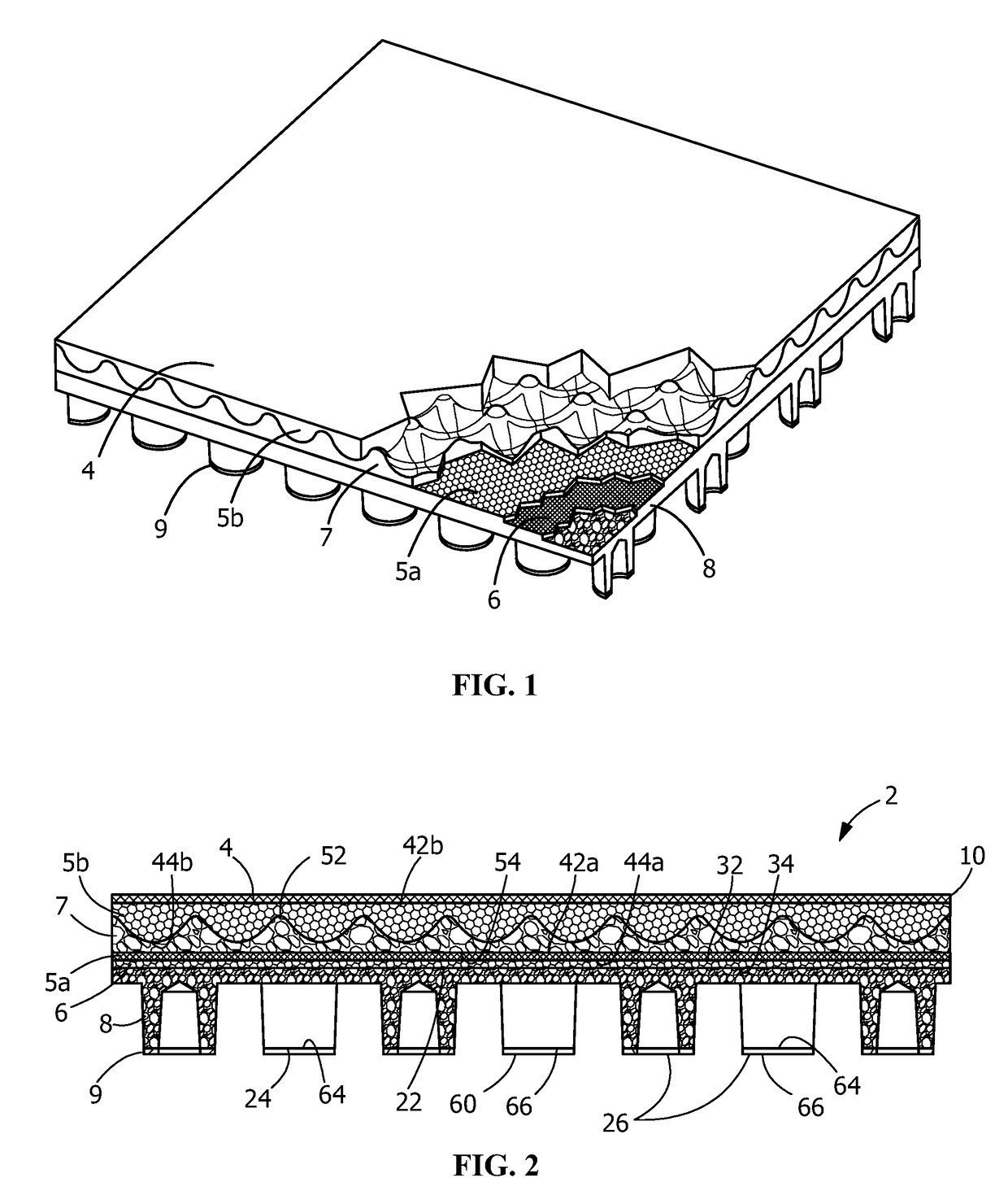 Floor tile with vibration and shock control