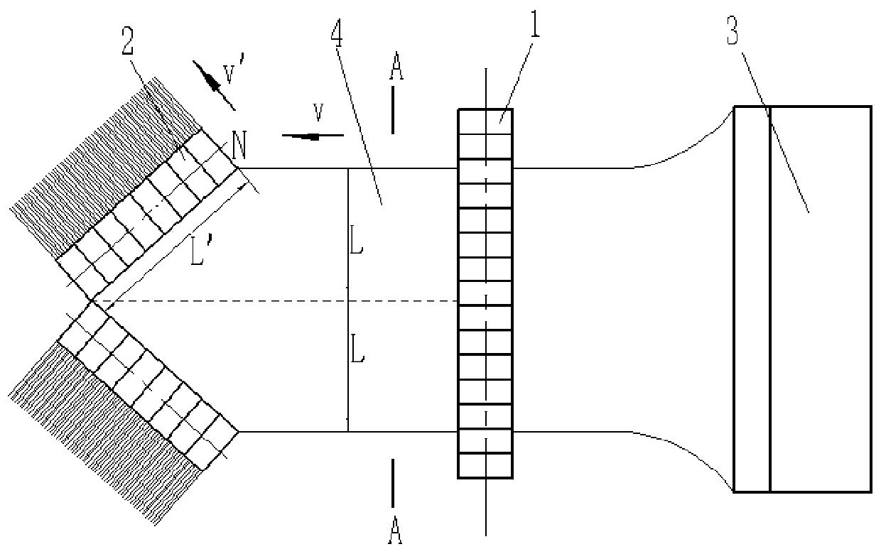 A preparation method and device for microfluidic ultrafine fibers in a polymer melt film