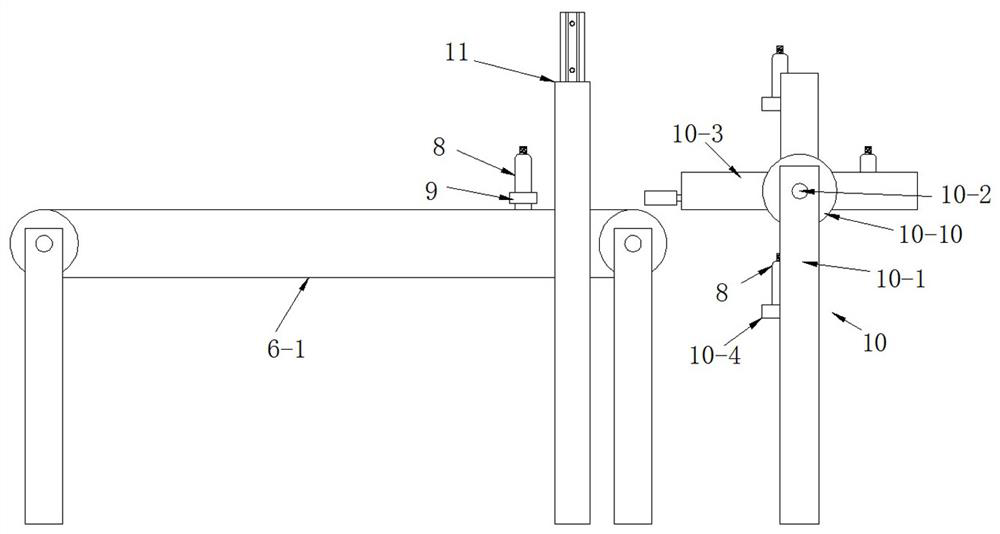 A vacuum pumping device for a waterline filling machine