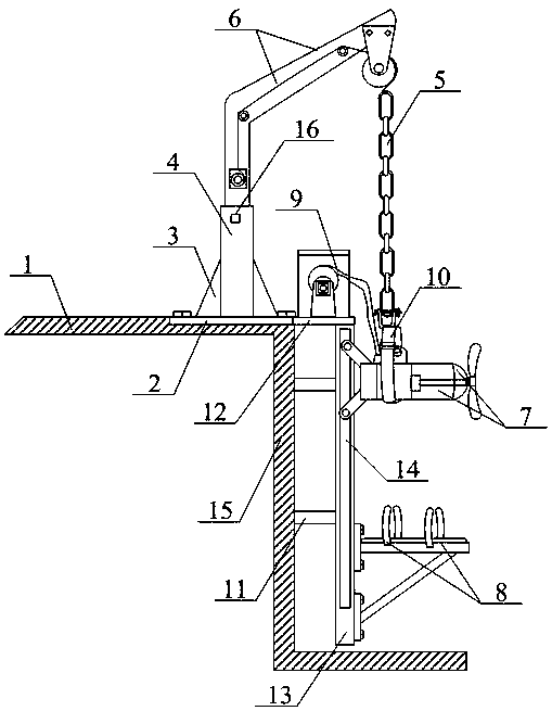 Comprehensive mixing treatment equipment for sludge settling tank