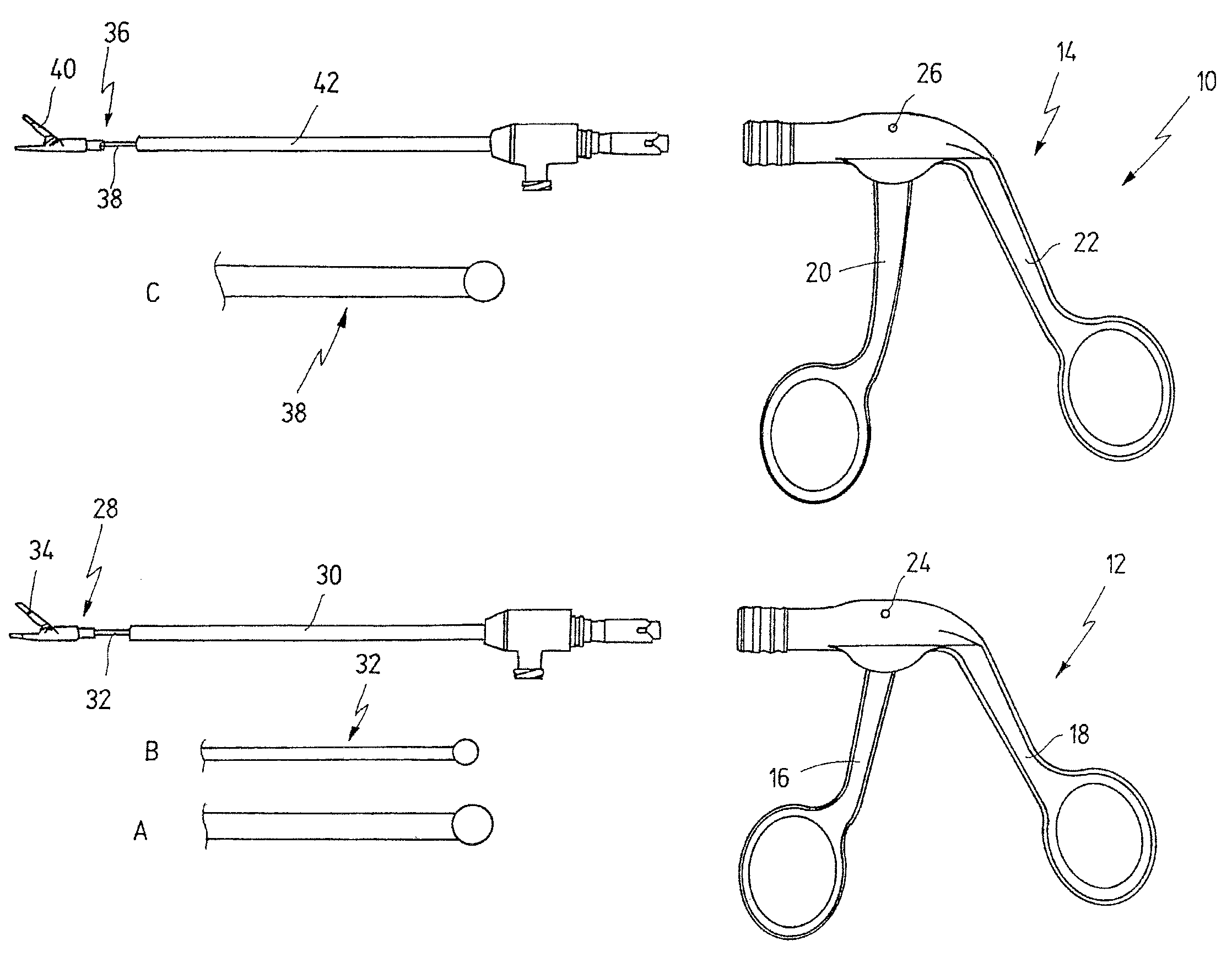 Dismantable Medical Forceps System