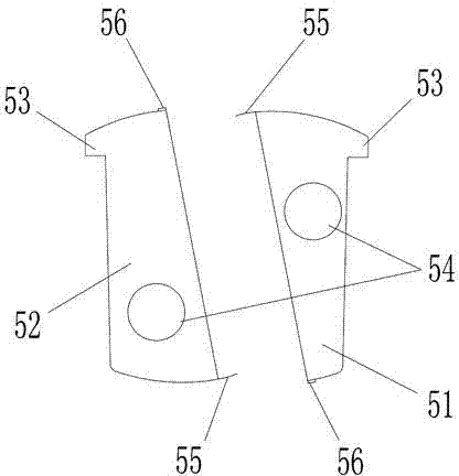 Forming device for tunnel center gutter and side ditches and forming process thereof