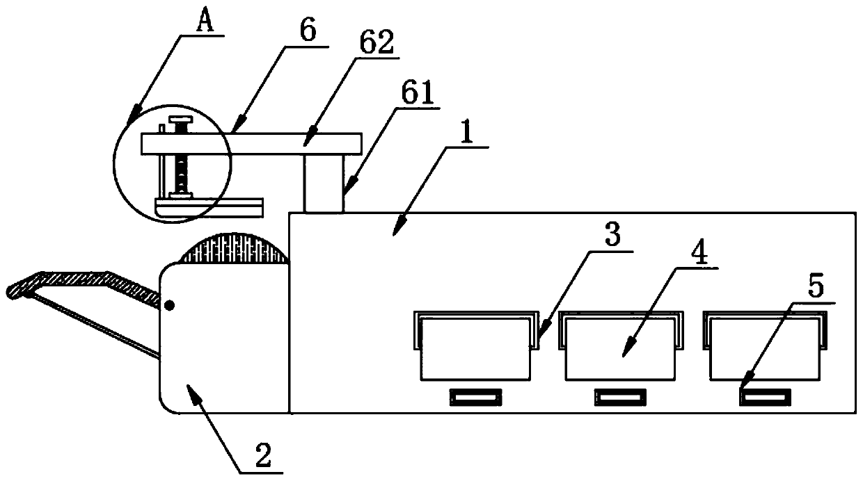 Intravenous infusion leakproof device for operating room nursing