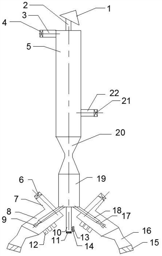 Energy-saving and consumption-reducing scrap steel preheating spray gun