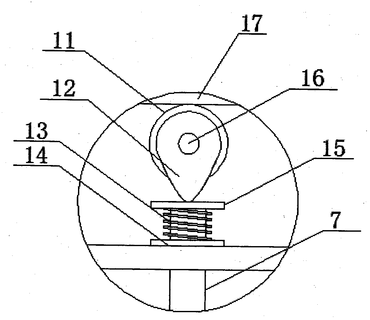 Upper limb muscle massage device for cerebral apoplexy hemiplegia