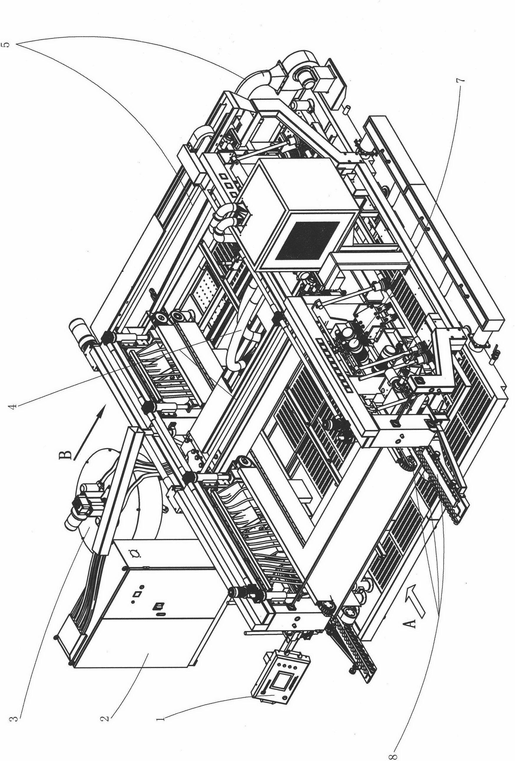 Glass deep processing method and equipment