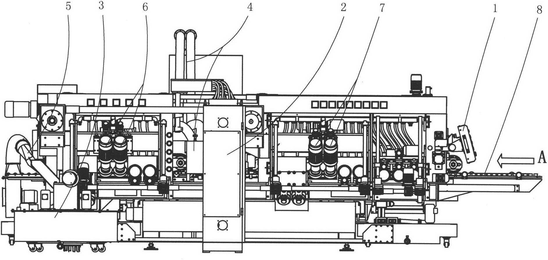 Glass deep processing method and equipment