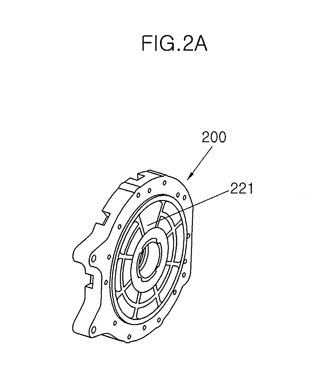 Cooling structure of oil cooling motor