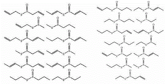 Method for preparing gram-level high-purity natural thiosulfinate