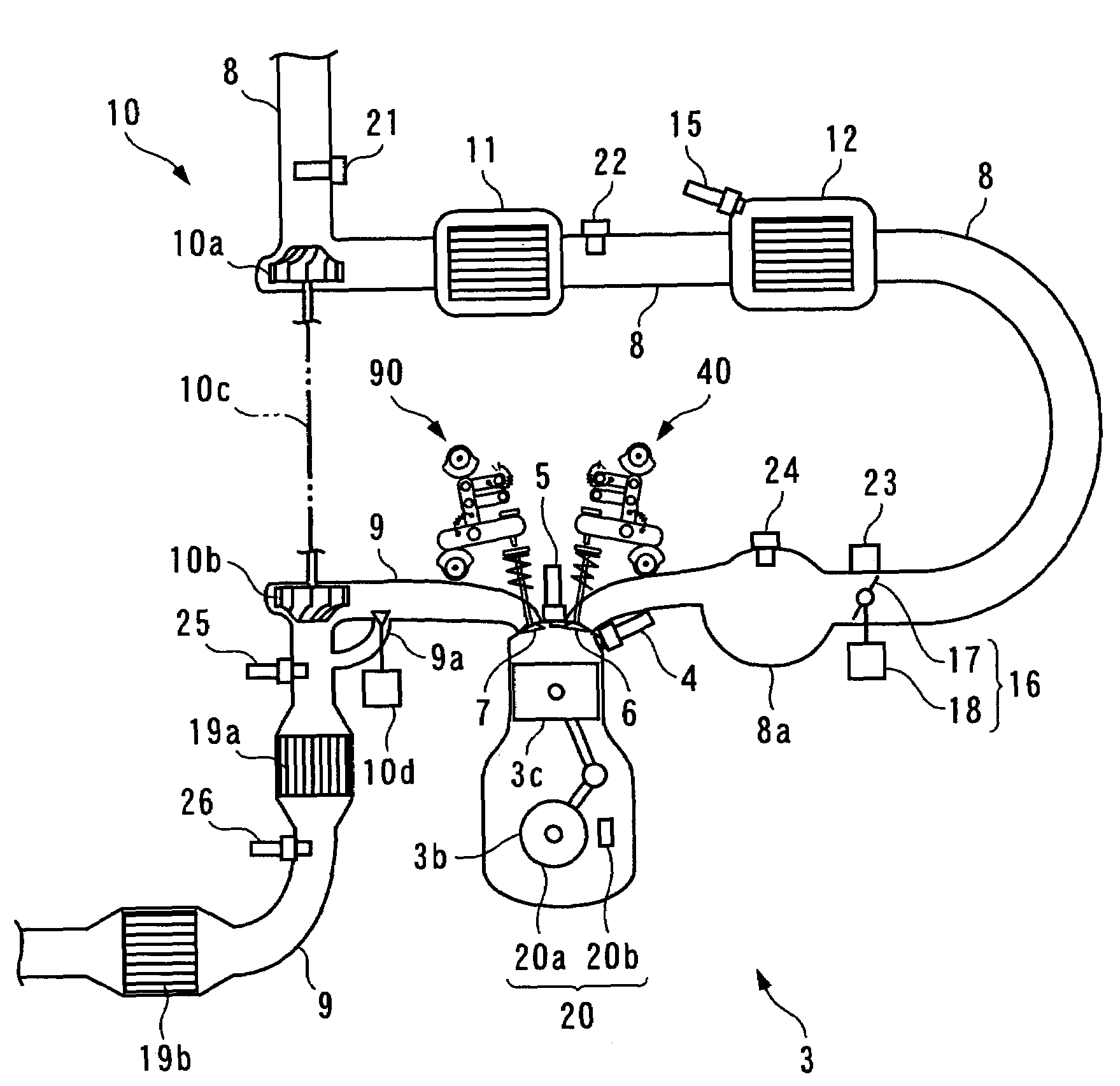 Valve timing control system and control system for an internal combustion engine