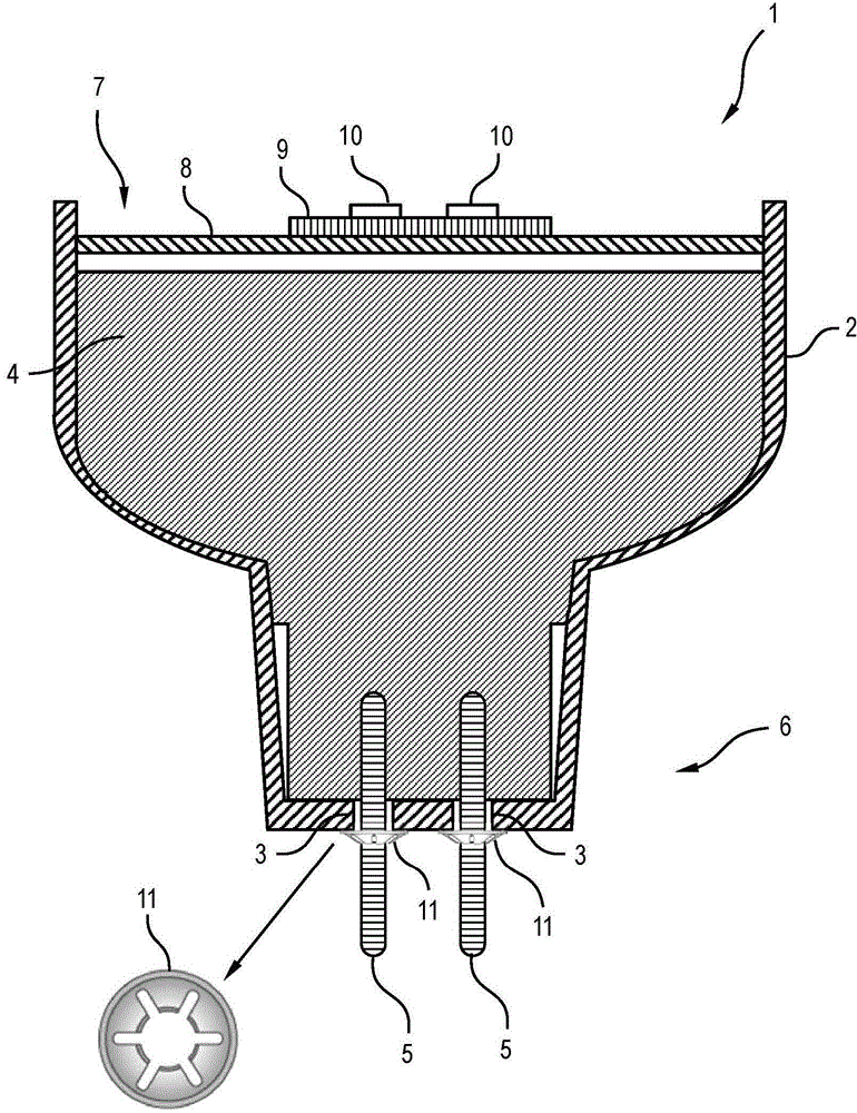 Lighting device having small tube seat