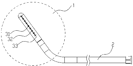 Laparoscope ultrasonic probe sensor for improving physical positioning accuracy and probe thereof