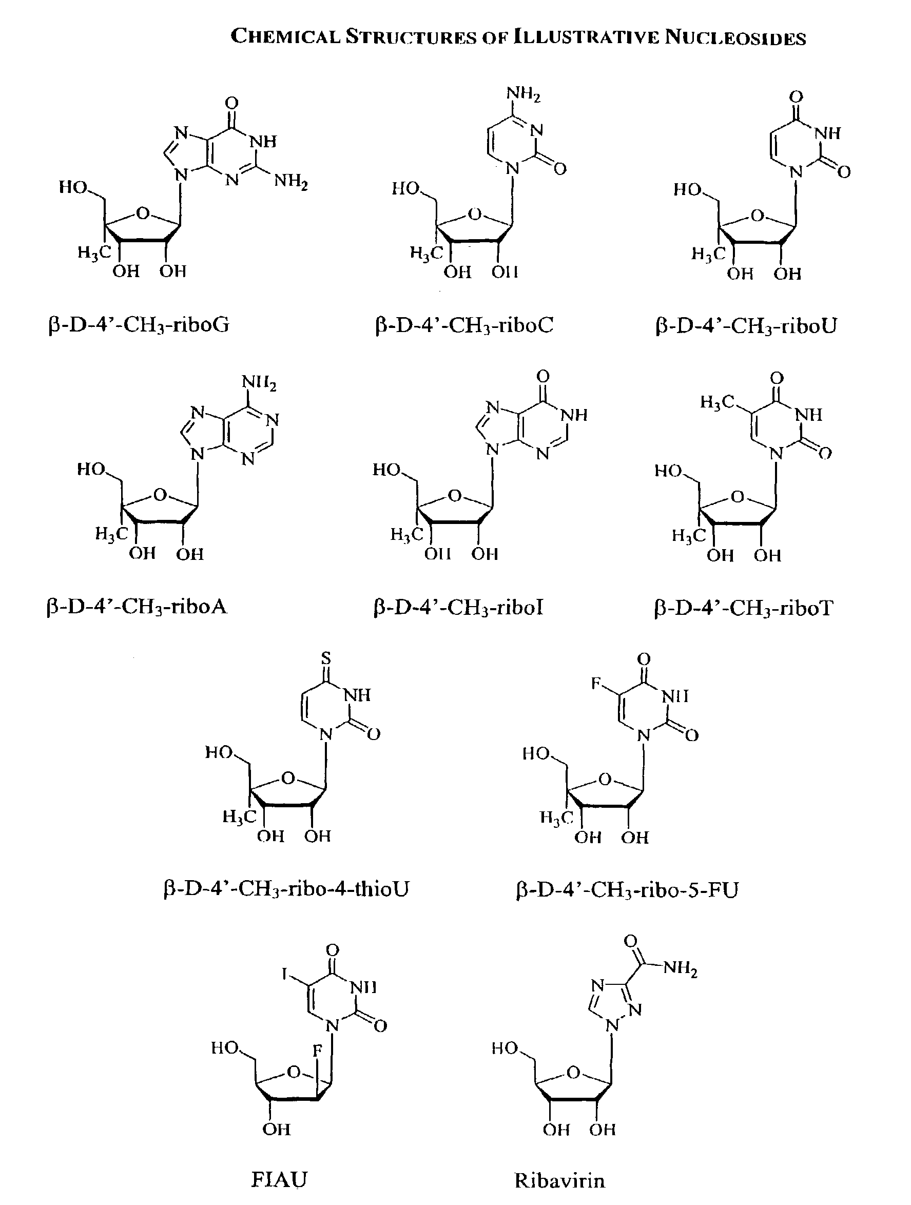 Methods and compositions for treating hepatitis C virus using 4'-modified nucleosides