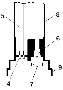 Electric car lithium-ion power battery box fire extinguishing mechanism and implementation method