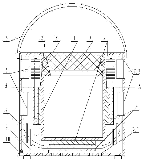 Portable electronic refrigerator