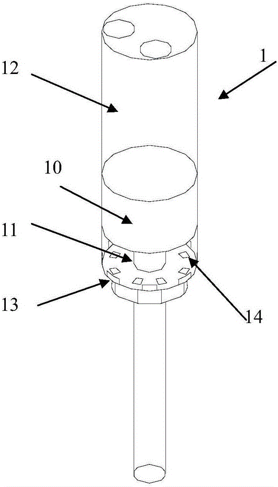 Hybrid cylinder, hybrid engine and control method