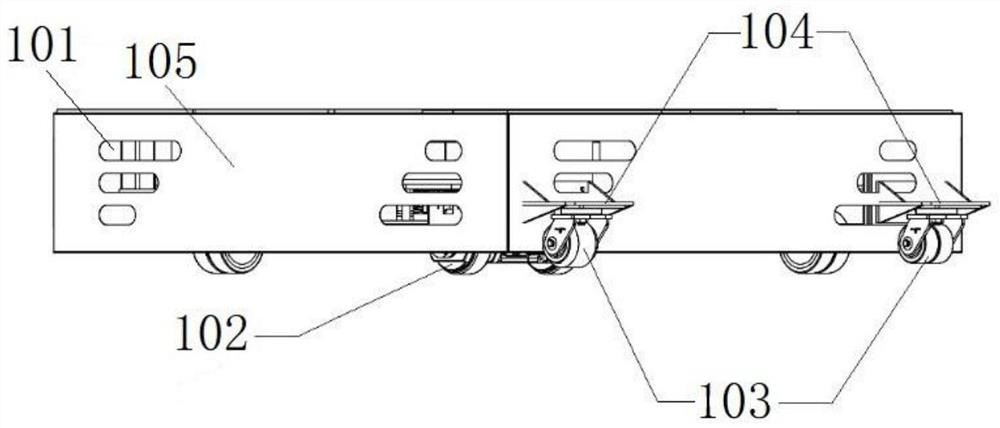 Self-adaptive plate mounting robot