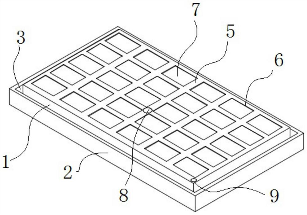 Assembly type floor heating bathroom waterproof plate structure