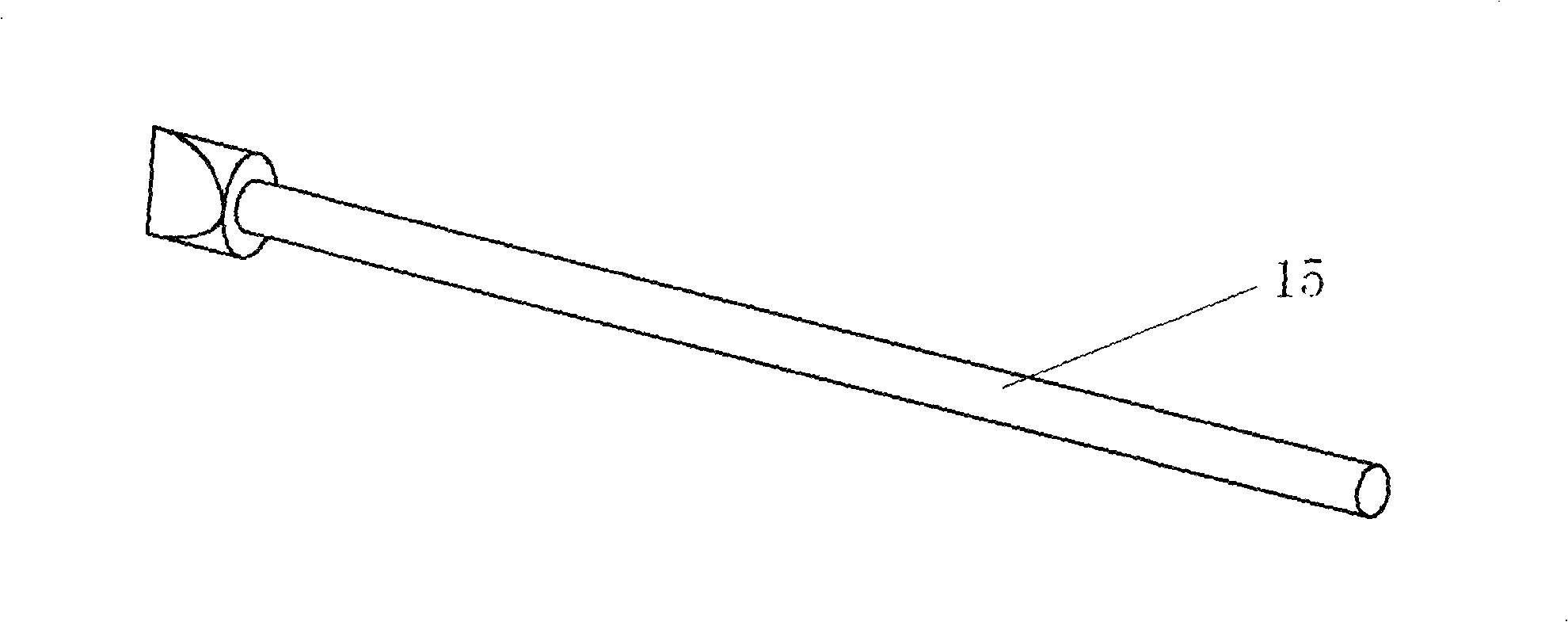 High-temperature pipe fitting radial deformation sensing device