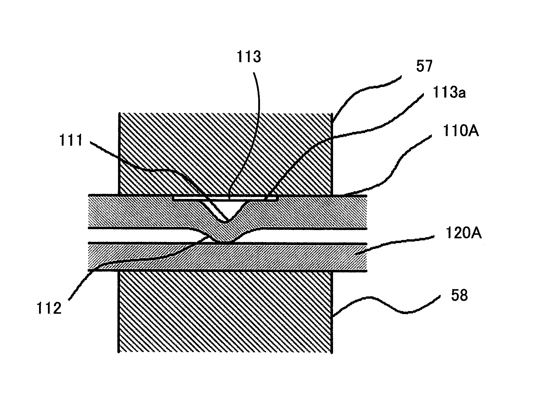 Welded construction and resistance welding method