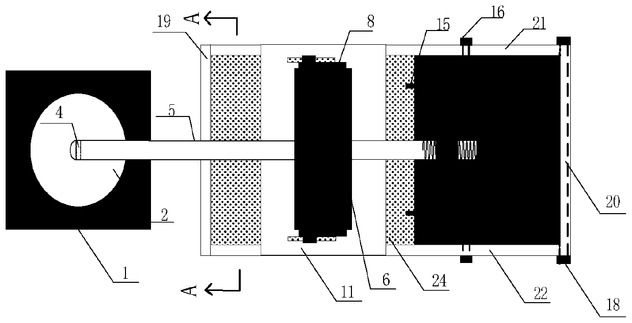 Slope model test system based on lever loading