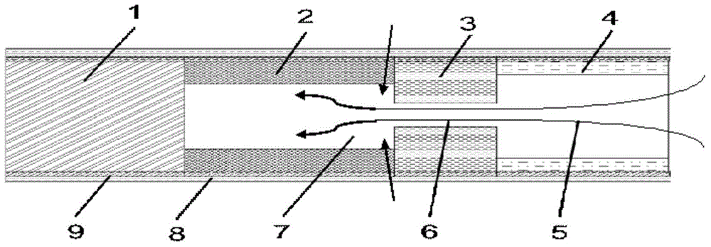 Composite filter tip for heating type non-combustion cigarette