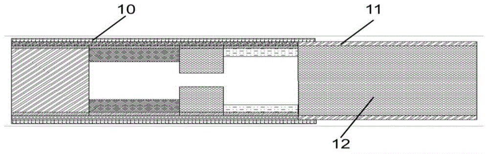 Composite filter tip for heating type non-combustion cigarette