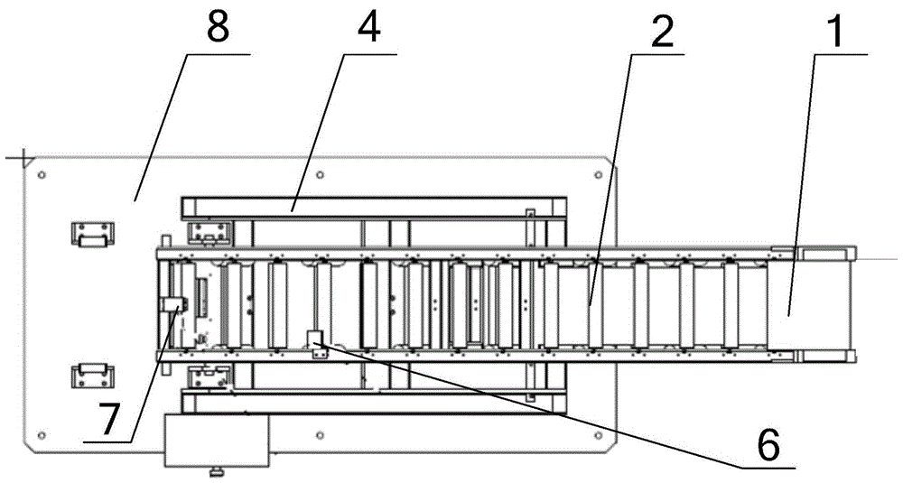 A battery impact test bench