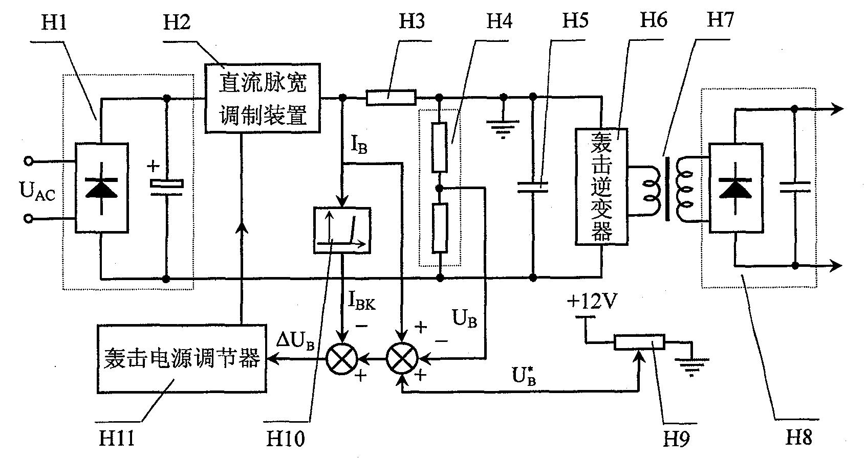 Power supply control method and power supply device for electron beam generating system of electron beam bombardment furnace