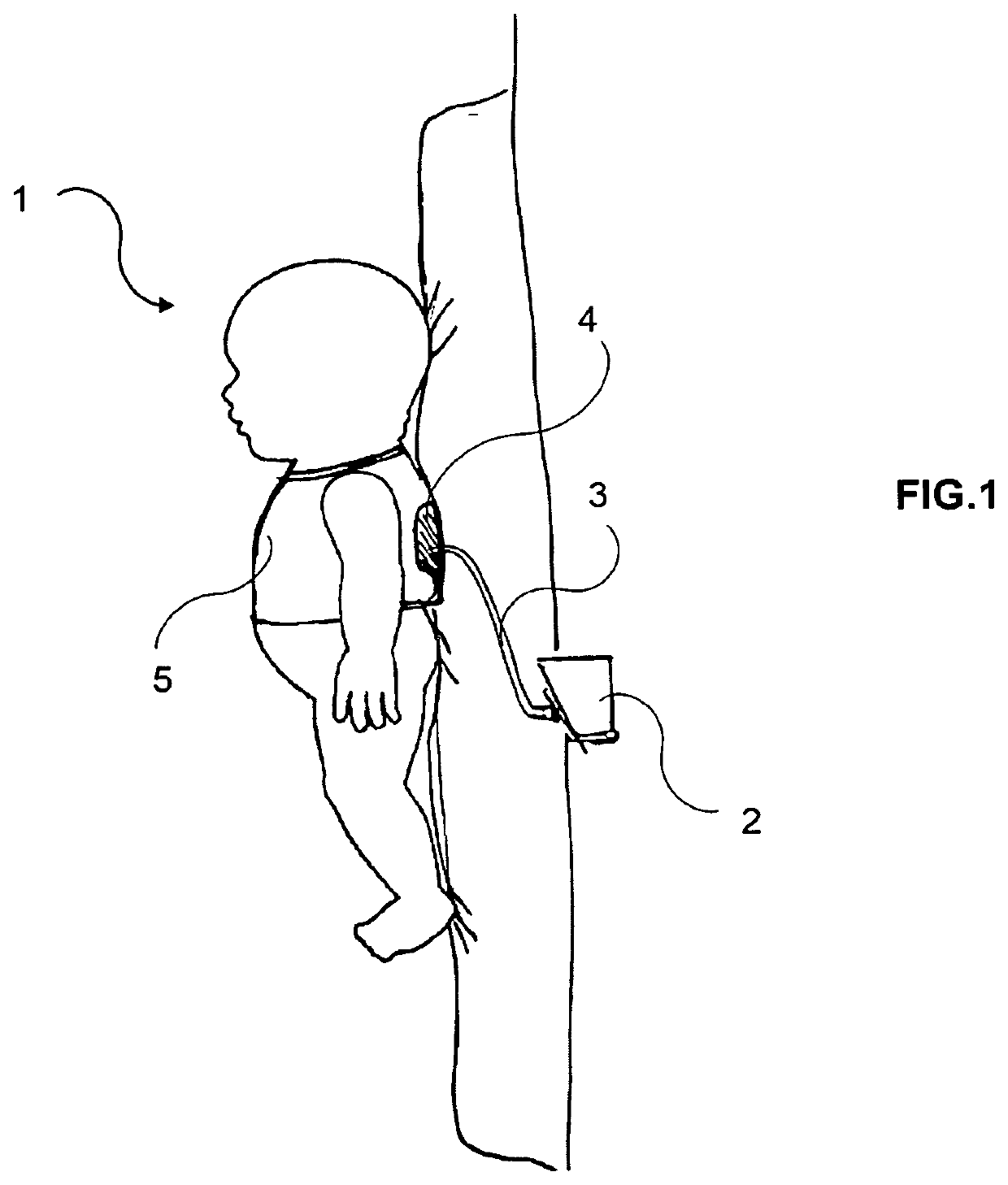 Device to prevent apnea episodes in infants