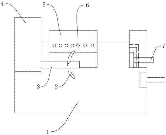 Test device for testing ship shafting performance under ice loads