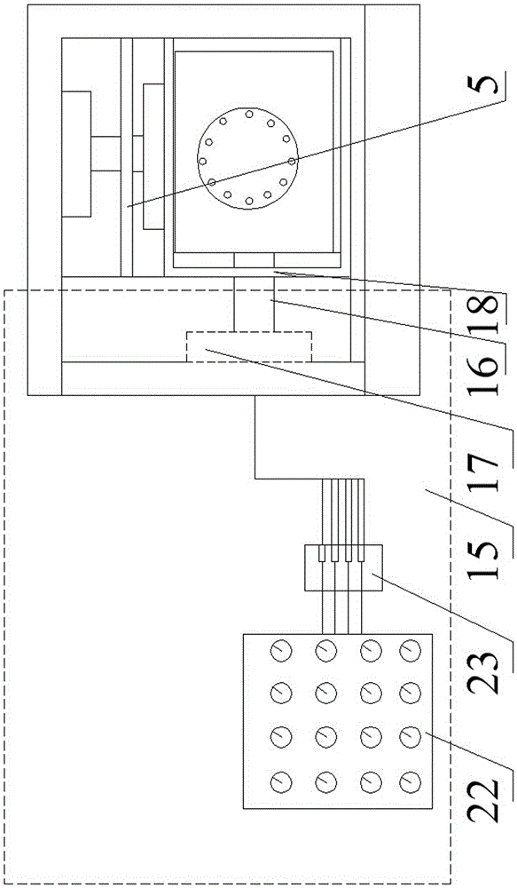 Device for measuring mining influenced coal permeability and using method thereof