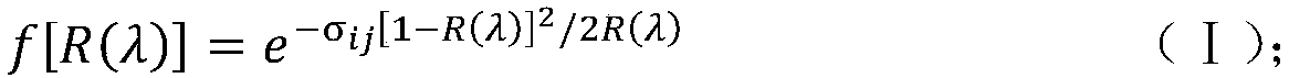 Method for testing color matching of colored spun yarn through computer