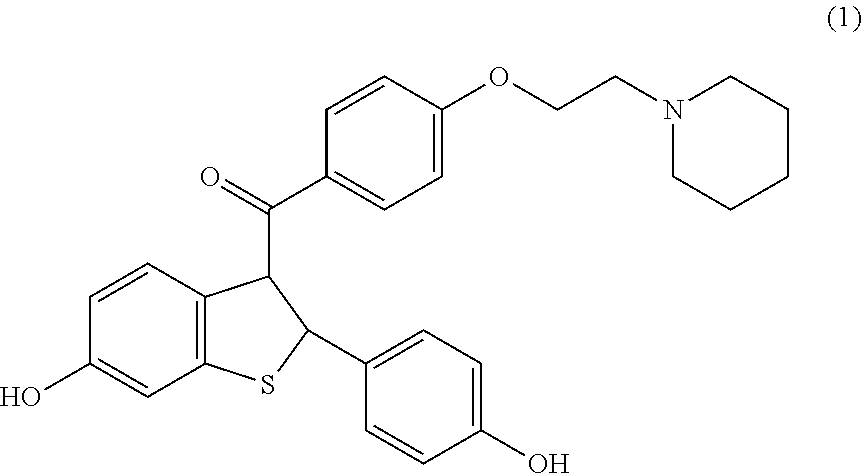 Raloxifene pharmaceutical formulations