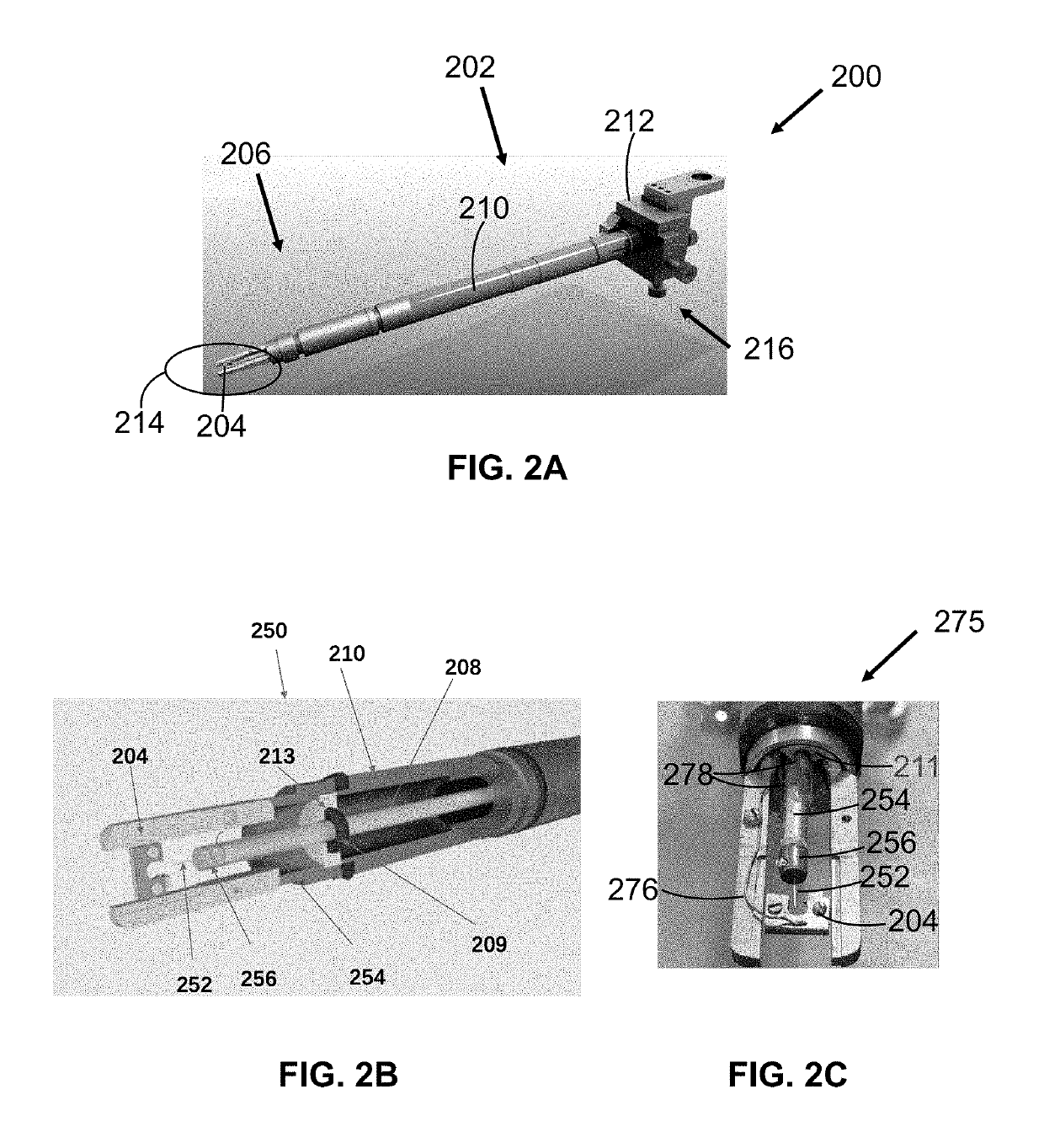 Miniature device for ultra high sensitivity and stability probing in vacuum