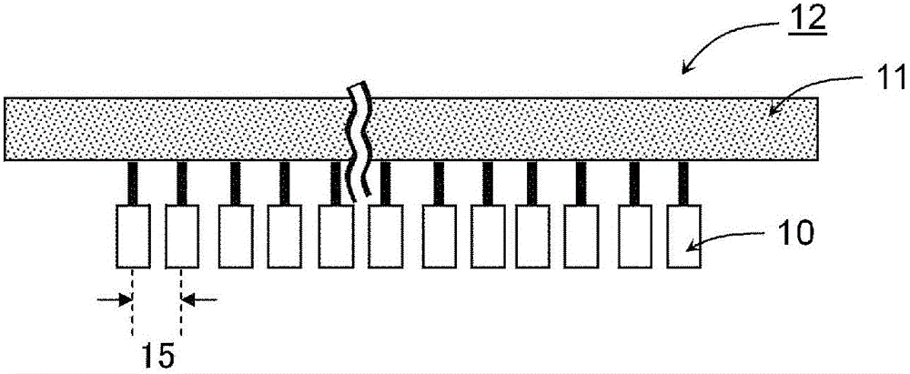 Solid electrolytic capacitor element, its manufacturing method and its manufacturing tool