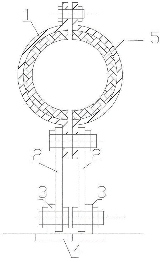 Adjustable damping device of external prestressing cable during bridge reinforcement