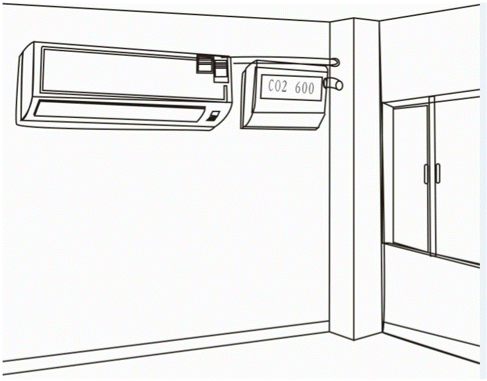 A domestic indoor air treatment device