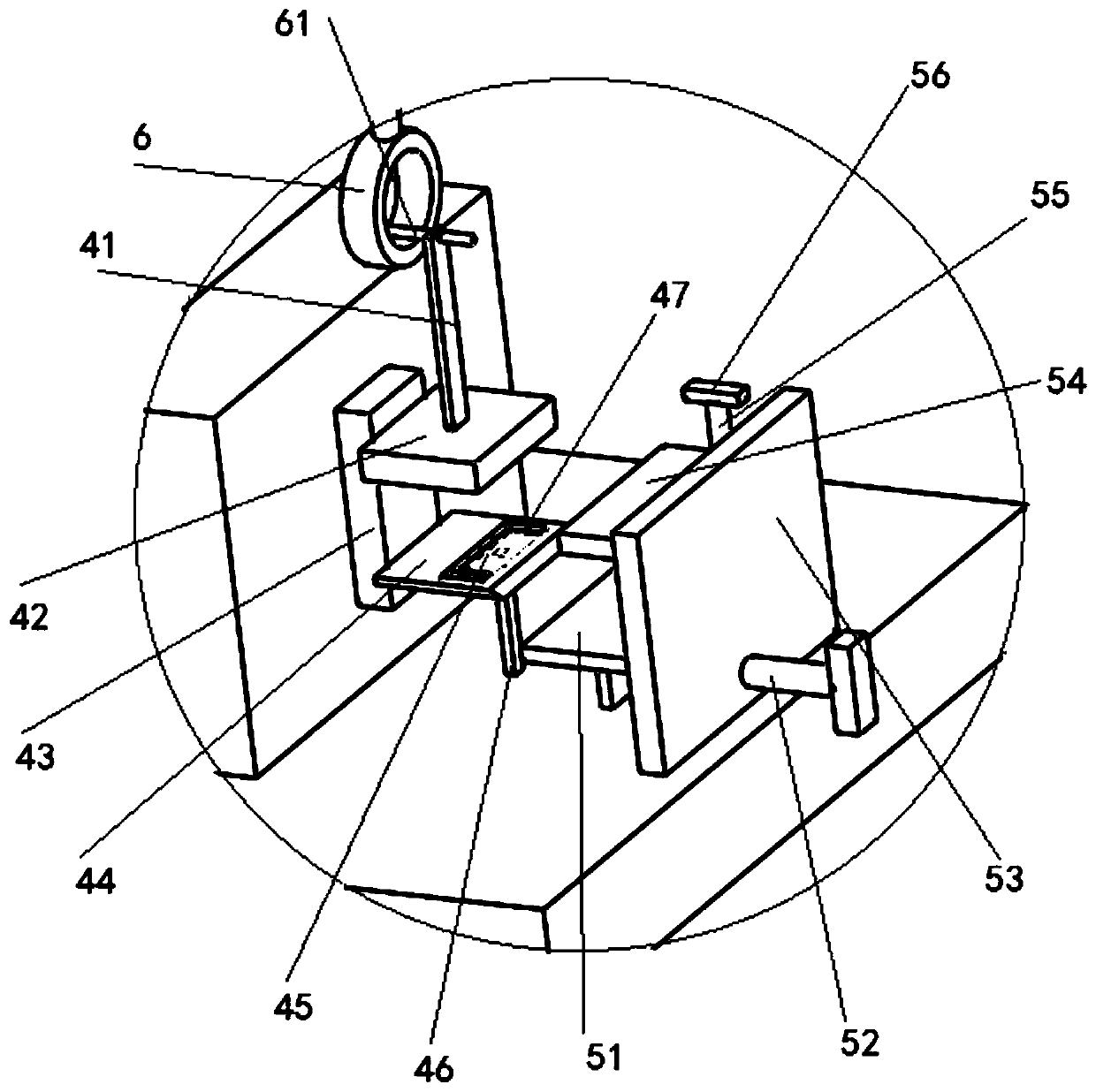 Improved measuring device for tension of adductor muscles of bivalve shellfish