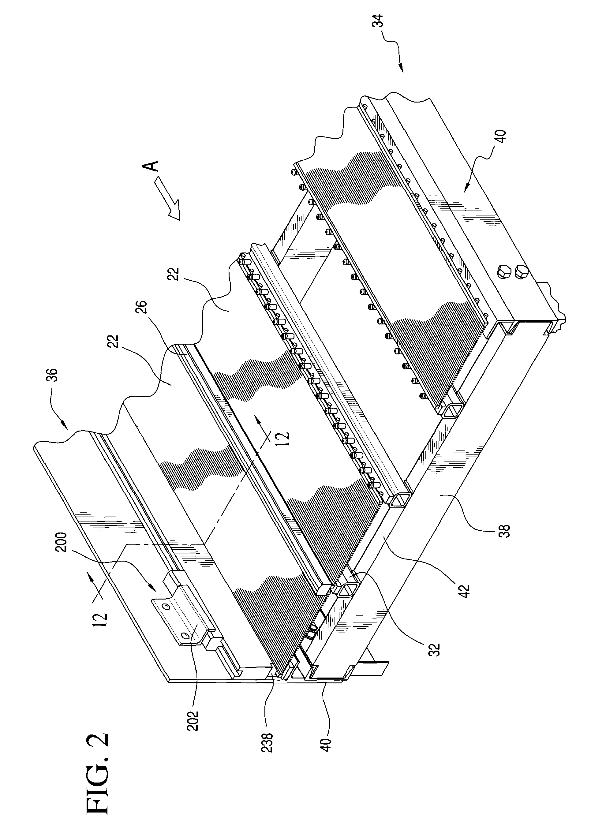 Snap lock separatory panel and retainer system