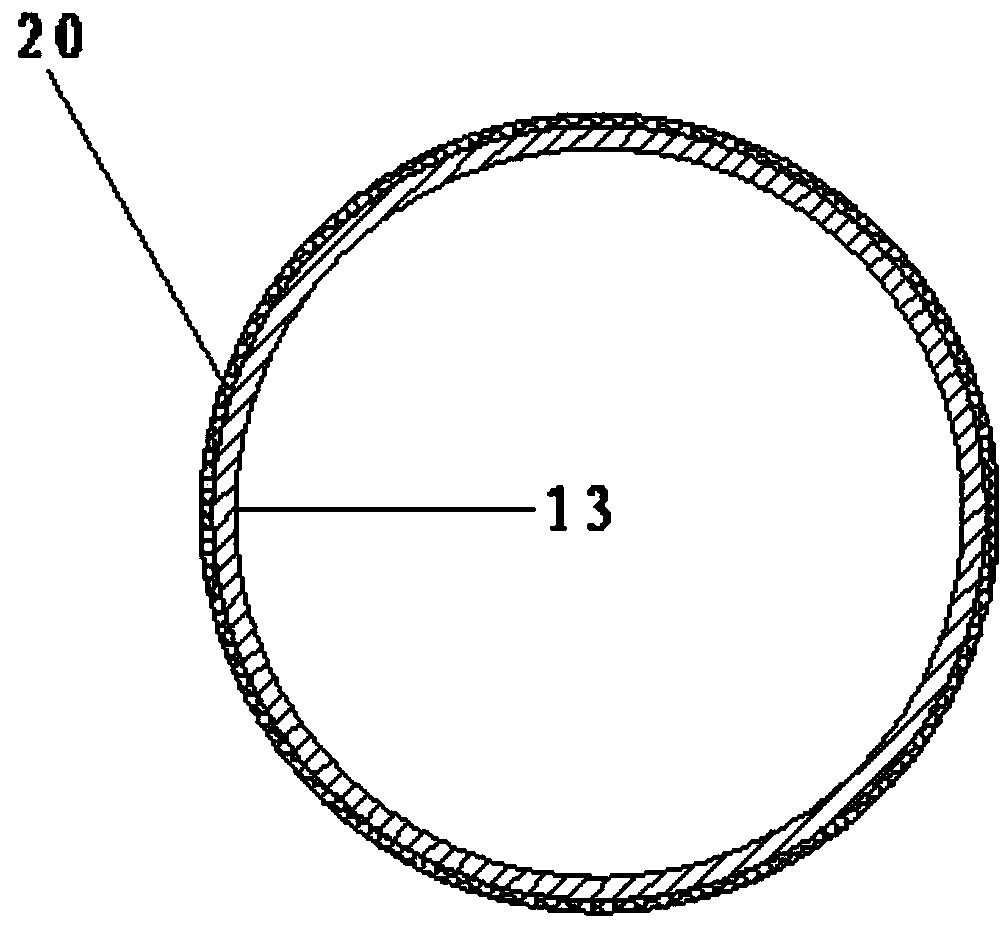 Heat exchange tube for falling film type heat exchanger, heat exchanger and air conditioner heat pump unit