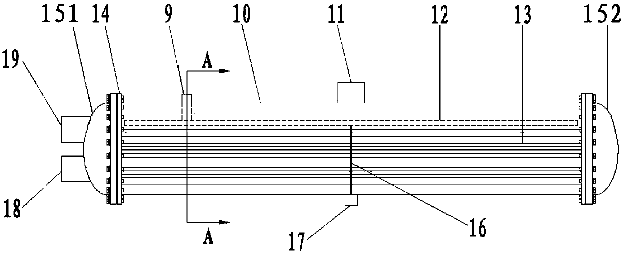 Heat exchange tube for falling film type heat exchanger, heat exchanger and air conditioner heat pump unit