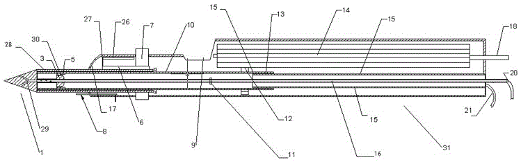 Adjustable minimally invasive soft tissue center biopsy head