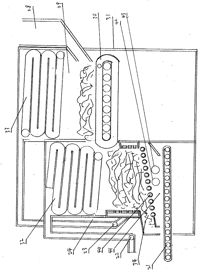 Compound combustion boiler