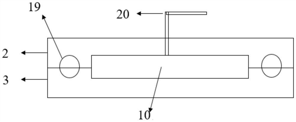 Bag compression resin transfer molding (RTM) mold, device and method