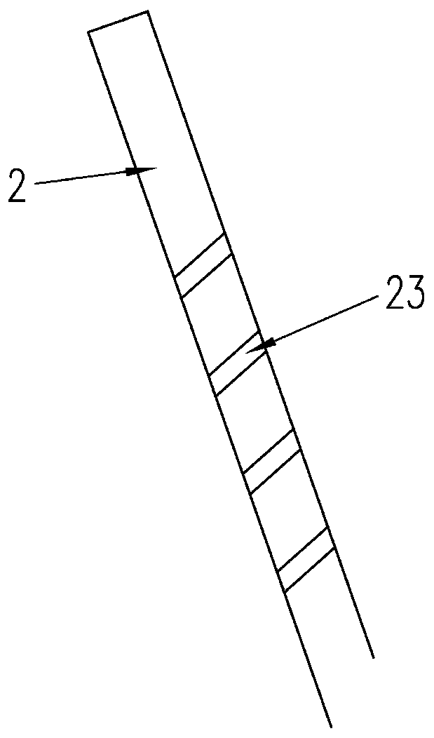 Greening revetment structure suitable for steep slope prone to water and soil loss and constructing method