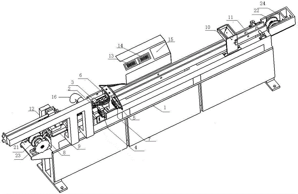 Medicinal glass bottle machine head conveying detection platform