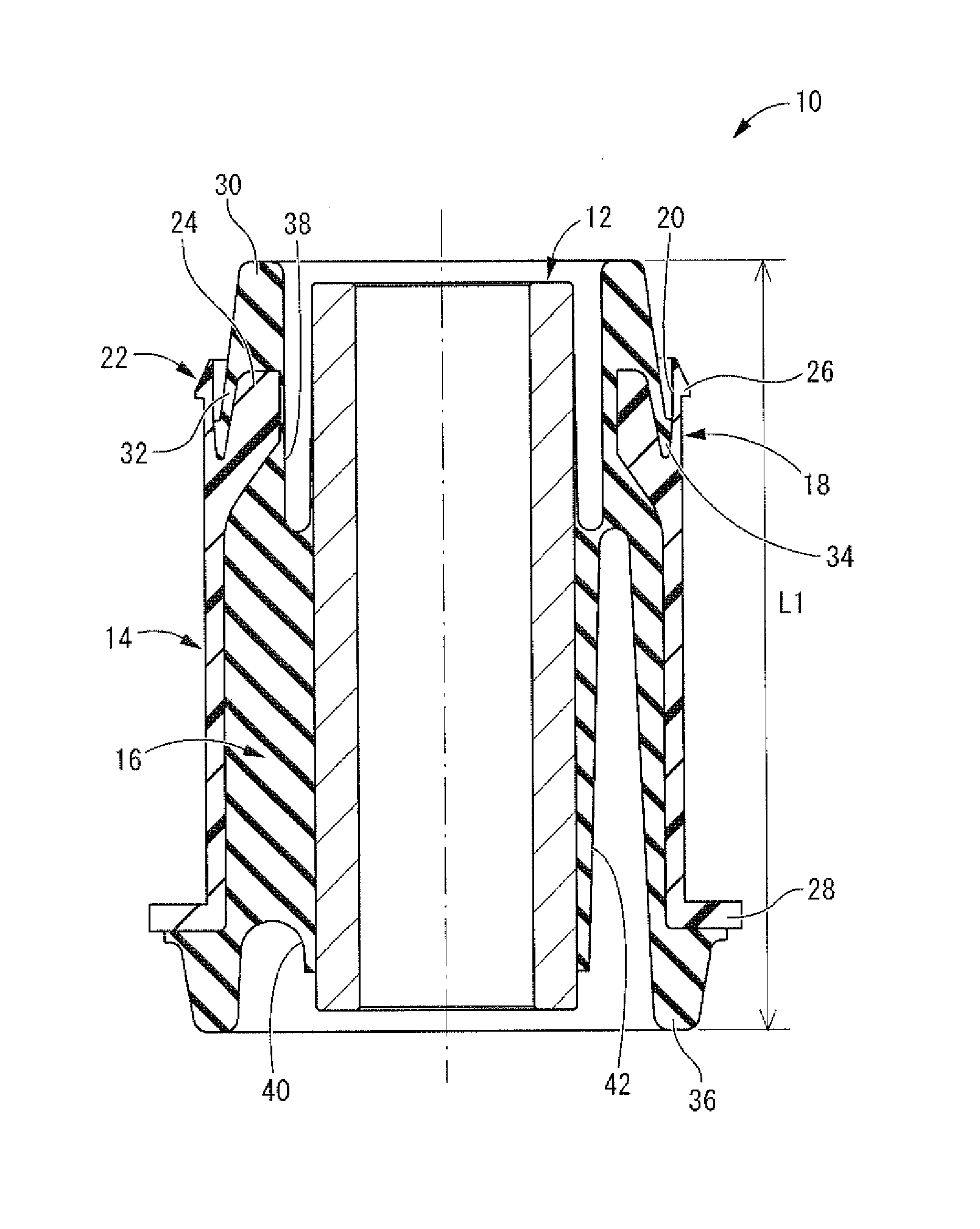 Tubular vibration-damping device